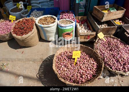 Ville de Jaffna, province du Nord-est, marché des produits, Sri Lanka Banque D'Images