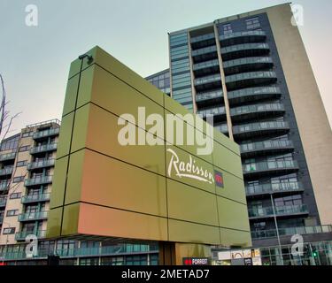 Radisson RED 25 tunnel St, Finnieston Quay, Glasgow G3 8HL Banque D'Images