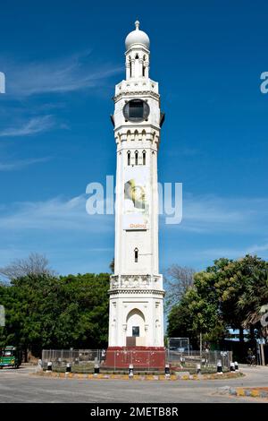 Clocktower, ville de Jaffna, province du Nord-est, Sri Lanka Banque D'Images