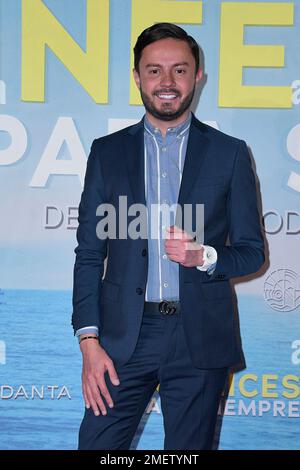 Mexico, Mexique. 23rd janvier 2023. Alan Raamreey assiste à la première du film Infelices para Siempre au Cinepolis Oasis Coyoacan. Sur 23 janvier 2023 à Mexico, Mexique. (Credit image: © Jaime Nogales/eyepix via ZUMA Press Wire) USAGE ÉDITORIAL SEULEMENT! Non destiné À un usage commercial ! Banque D'Images