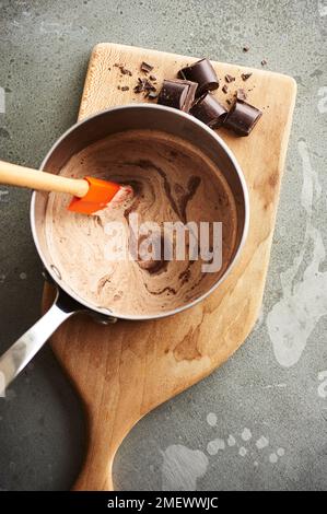 Faire des ganache Banque D'Images