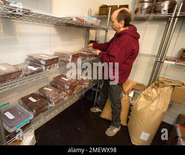 Chocolat de vieillissement Banque D'Images