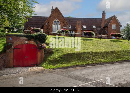 Ancienne caserne de pompiers et école primaire. Lincolnshire, Angleterre. Banque D'Images