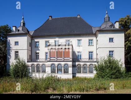 Château amarré Haus Opherdicke, Holzwickede, district d'Unna, Rhénanie-du-Nord-Westphalie, Allemagne Banque D'Images