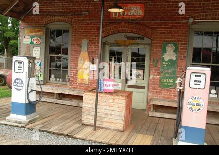 L'ancien magasin général de Musella, GA, USA Banque D'Images