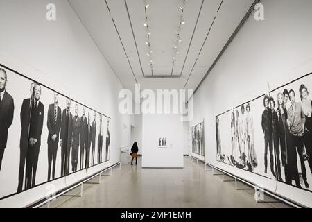 New York, États-Unis. 23rd janvier 2023. Richard Avedon: EXPOSITION DE PEINTURES MURALES est en vue au Metropolitan Museum of Art mardi, à 24 janvier 2023, à New York. Photo de John Angelillo/UPI crédit: UPI/Alay Live News Banque D'Images