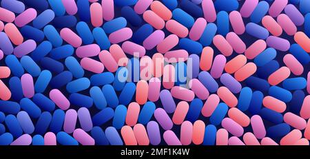 Arrière-plan abstrait avec des ovales de couleur. Illustration vectorielle. Illustration de Vecteur