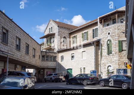 NAZARETH, ISRAËL. 27 décembre 2022. Hôpital anglais (écossais) dans le centre-ville de Nazareth. C'est un hôpital public privé qui dessert tous les lieux Banque D'Images