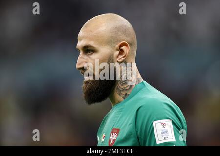 Ville de LUSAIL - gardien de but de Serbie Vanja Milinkovic-Savic lors de la coupe du monde de la FIFA Qatar 2022 groupe G match entre le Brésil et la Serbie au stade Lusail sur 24 novembre 2022 dans la ville de Lusail, Qatar. AP | hauteur néerlandaise | MAURICE DE PIERRE Banque D'Images