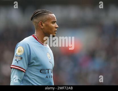 Etihad Stadium, Manchester, Royaume-Uni. 22nd janvier 2023. Premier League football, Manchester City contre Wolverhampton Wanderers; Manuel Akanji de Manchester City crédit: Action plus Sports/Alay Live News Banque D'Images
