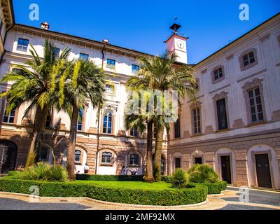 Palazzo Borromeo, vue extérieure du palais à Isola Bella, archipel Isole Borromée, Lac majeur, Italie Banque D'Images