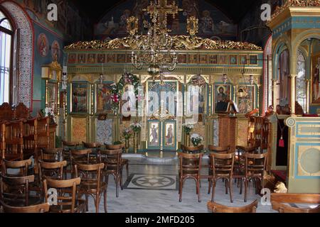 Monastère Saint-Nicolas à Porto Lagos, Evros Thraki Grèce Banque D'Images