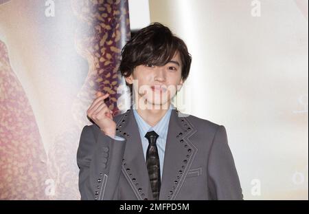 Shunsuke Michieda (Naniwa Danshi), 25 janvier 2023 : Un acteur et chanteur japonais Shunsuke Michieda assiste à une conférence de presse à Séoul, en Corée du Sud, pour remercier les fans coréens et pour promouvoir le film "même si cet Amour disparaît du monde ce soir" dans lequel il est vedette. Credit: Lee Jae-won/AFLO/Alay Live News Banque D'Images