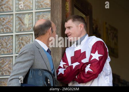 Windsor, Berkshire, Royaume-Uni. 10th octobre 2022. Jockey Laim Keniry. Crédit : Maureen McLean/Alay Banque D'Images