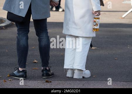 Windsor, Berkshire, Royaume-Uni. 10th octobre 2022. Mode aux courses de Windsor. Crédit : Maureen McLean/Alay Banque D'Images