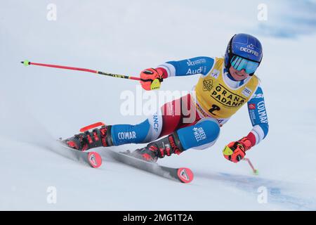 Kronplatz, Tyrol du Sud, Italie. 25th janvier 2023. 2023 Audi FIS ski World Cup, Kronplatz; Tessa Worley (FRA) Credit: Action plus Sports/Alamy Live News Banque D'Images