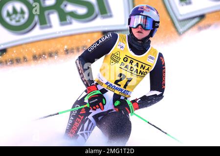 Kronplatz, Tyrol du Sud, Italie. 25th janvier 2023. 2023 Audi FIS ski World Cup, Kronplatz; Alice Robinson (NZL) crédit: Action plus Sports/Alay Live News Banque D'Images