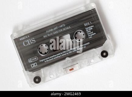 Cassette de musique Adam et The Ants Greatest Hits Banque D'Images