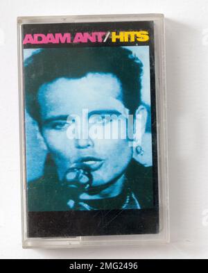 Cassette de musique Adam et The Ants Greatest Hits Banque D'Images