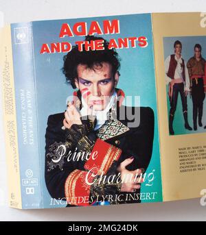 Adam et The Ants Prince Charming Music cassette Banque D'Images