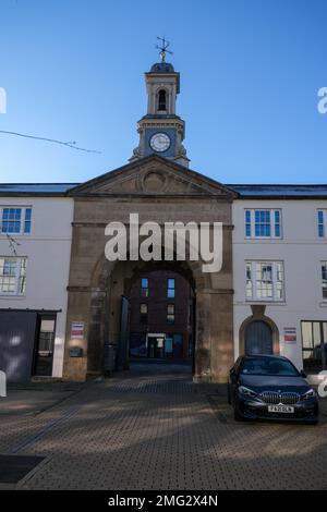 Vues sur l'île Kelham à Sheffield au fur et à mesure que de nouvelles ouvertures d'affaires et des terrains résidentiels sont construits Banque D'Images