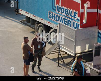 ESU incident Command Post la Nouvelle-Orléans - divers - 26-HK-309-162. Ouragan Katrina Banque D'Images