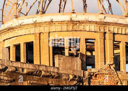 Hiroshima, Japon - 1 janvier 2020. Photo extérieure du dôme de la bombe atomique d'Hiroshima. Banque D'Images