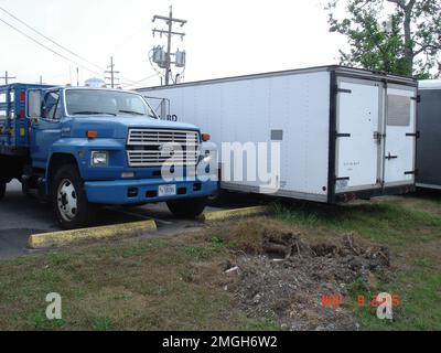 Commandements de l'entretien et de la logistique Atlantique - équipe d'inventaire des biens - Alger - 26-HK-177-44. Ouragan Katrina Banque D'Images