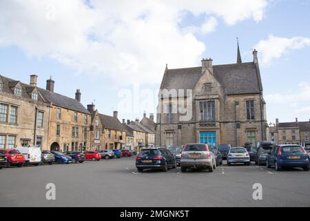 Vues de Stow on the Wold à Gloucestershire au Royaume-Uni Banque D'Images
