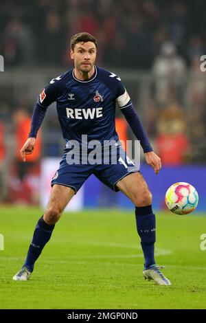 MUNICH, ALLEMAGNE - JANVIER 24: Match de Bundesliga entre le FC Bayern MŸnchen et 1. FC Kšln à l'Allianz Arena sur 24 janvier 2023 à Munich, Allemagne. Jonas Hector du 1.FC Koeln Fussball 1 . Bundesliga saison 2022 / 2023 © diebilderwelt / Alamy stock Banque D'Images