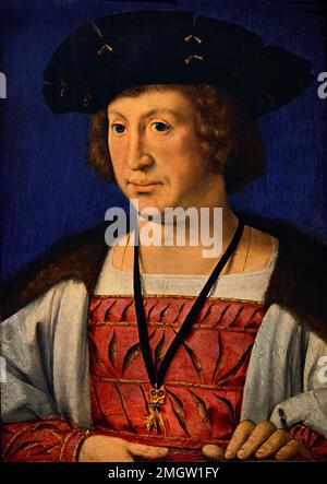 Portrait de Floris van Egmond (1469-1539), Jan Gossaert - 1478 1519 1532 Flamand Néerlandais Pays-Bas ( Floris van Egmond comme stathouder de Hollande, Zélande et West-Friesland en 1518 ) Banque D'Images