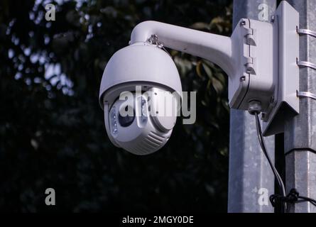 CCTV pour surveiller les violations du trafic Banque D'Images