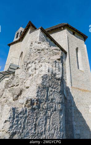 Vestiges du fort Sokolac à Brinje Banque D'Images