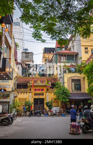 Maisons à Hanoi, Vietnam Banque D'Images