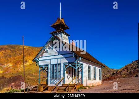 Calico School House Banque D'Images