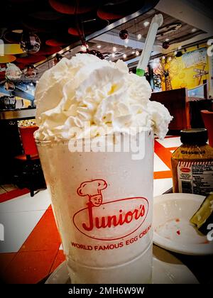 Junior's Cheesecake Restaurant, Interior Times Square, New York, 2023 Banque D'Images