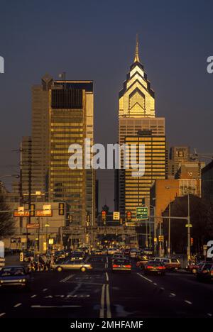 Historique 1989 Market Street Philadelphia Pennsylvania USA Banque D'Images