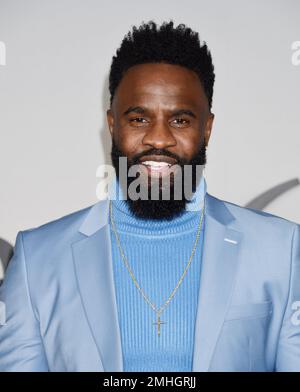 Los Angeles, États-Unis. 26th janvier 2023. Terrence Terrell arrive à la première de Hulu « le projet 1619 » à Los Angeles, qui s'est tenue au musée de l'Académie des images de mouvement à Los Angeles, en Californie, sur 26 janvier 2023. © Janet Gough / AFF-USA.COM Credit: AFF/Alamy Live News Banque D'Images