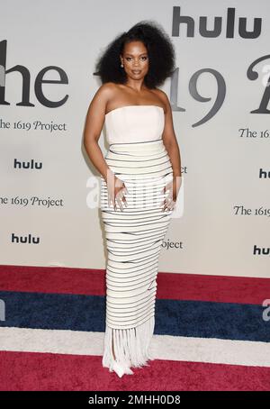 Los Angeles, États-Unis. 26th janvier 2023. Novi Brown arrive à la première de Hulu « le projet 1619 » à Los Angeles, qui s'est tenue au musée Academy of Motion Pictures à Los Angeles, en Californie, sur 26 janvier 2023. © Janet Gough / AFF-USA.COM Credit: AFF/Alamy Live News Banque D'Images