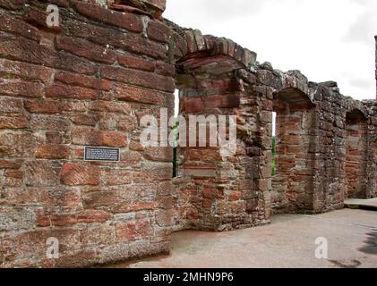 Le château d'Edzell, un château en ruines de 16th-siècle, un important bastion ruineux ancien et 1604 résidence fortifiée de la famille Lindsay, Écosse, Royaume-Uni Banque D'Images