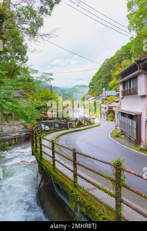 Village japonais, Oshino Omine le long du Kumano Kodo Trail Banque D'Images