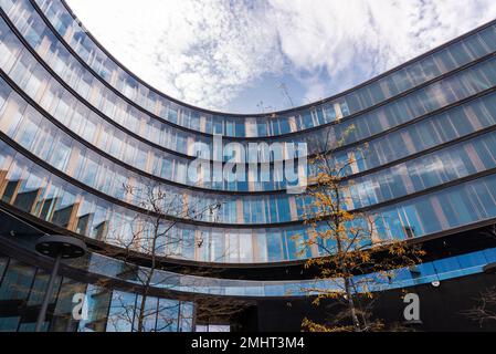 Vienne, Autriche - 16 octobre 2022: Siège de la Banque du Groupe Erste à quartier Belvedere, Vienne, Autriche Banque D'Images