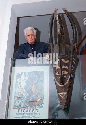 JEAN GERARD BOSIO: ART POUR LE MUSÉE DE DAKAR HOMMAGE À LEOPOLD SENGHOR Banque D'Images