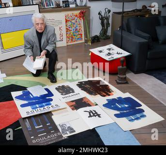 JEAN GERARD BOSIO: ART POUR LE MUSÉE DE DAKAR HOMMAGE À LEOPOLD SENGHOR Banque D'Images