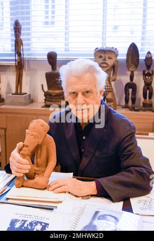 JEAN GERARD BOSIO: ART POUR LE MUSÉE DE DAKAR HOMMAGE À LEOPOLD SENGHOR Banque D'Images