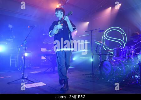 Rome, Italie. 26th janvier 2023. Le groupe Santi Francesi se produit lors du concert en direct sur 26 janvier 2023 au Largo venue Club de Rome, Italie crédit: Agence de photo indépendante/Alamy Live News Banque D'Images