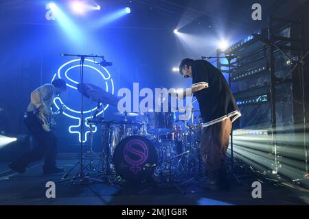 Rome, Italie. 26th janvier 2023. Le groupe Santi Francesi se produit lors du concert en direct sur 26 janvier 2023 au Largo venue Club de Rome, Italie crédit: Agence de photo indépendante/Alamy Live News Banque D'Images