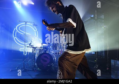 Rome, Italie. 26th janvier 2023. Le groupe Santi Francesi se produit lors du concert en direct sur 26 janvier 2023 au Largo venue Club de Rome, Italie crédit: Agence de photo indépendante/Alamy Live News Banque D'Images