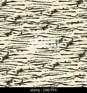 Motif de texture sans couture pour les arrière-plans et l'emballage à motif vectoriel d'écorces et ondulations rugueuses dessinées à la main. Illustration de Vecteur