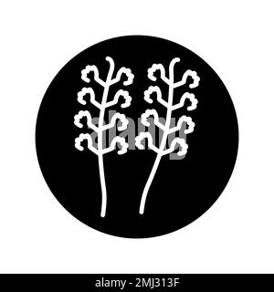 Icône de ligne tuberose. Pictogramme pour page Web. Illustration de Vecteur